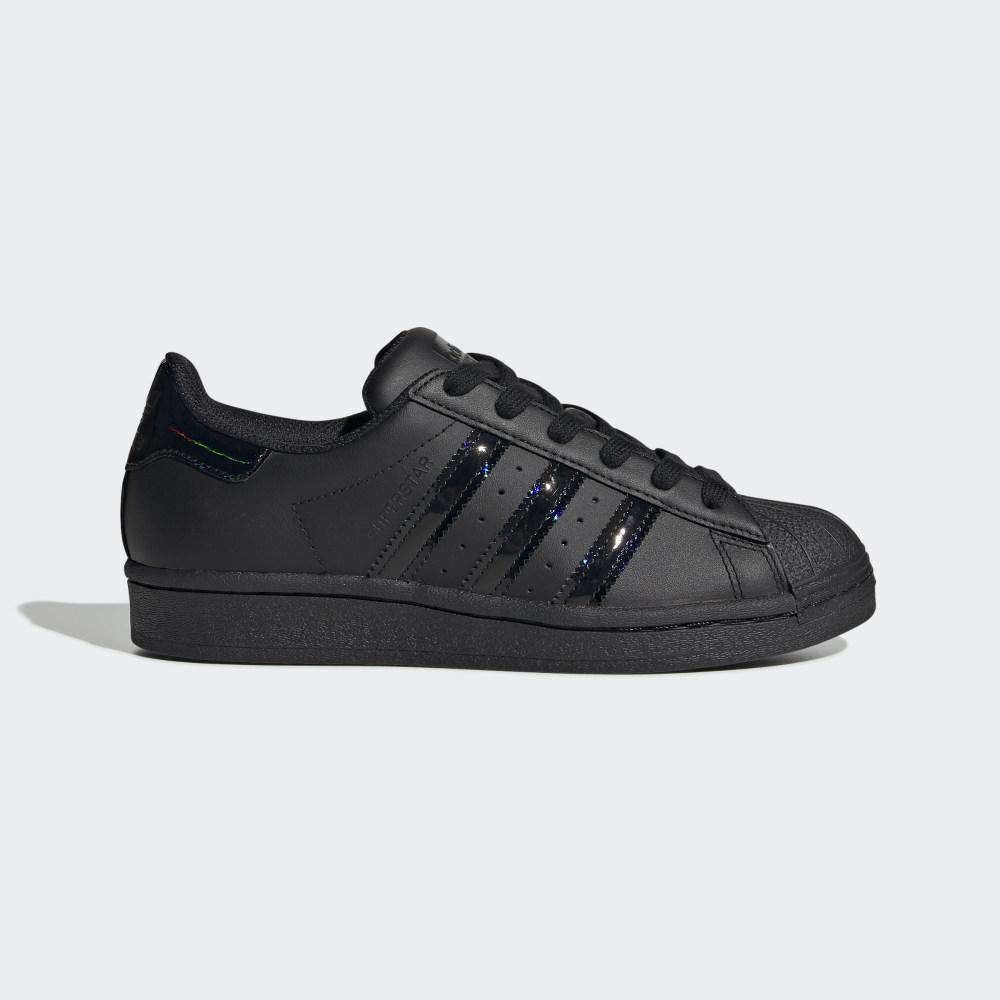 Originals Adidas Superstar Baieti Romania - Negrii FV3140